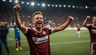 1. FC Nürnberg sichert knappen Sieg gegen Hansa Rostock